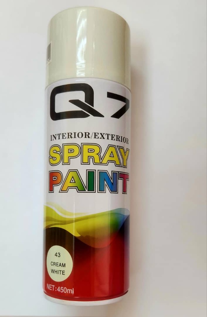 POTE DE PINTURA EN SPRAY-Q7 CREAM WHITE