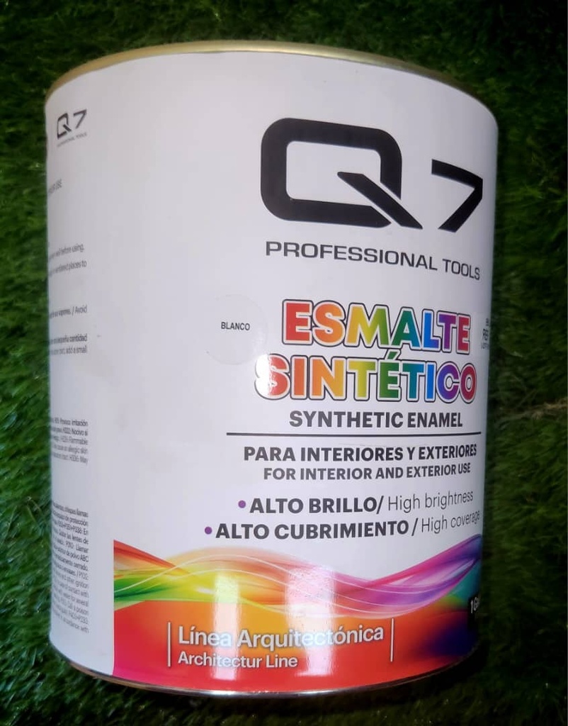 PINTURA ESMALTE, LATA DE 1 GALÓN  BLANCO-Q7
