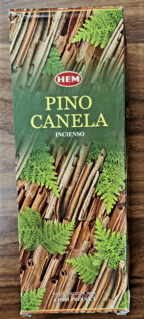 CAJA DE INCIENSO DE VARITA PINE CINNAMO HEM-47