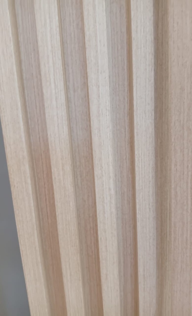 PANEL WPC (WOOD PLASTIC COMPOSITE) PARA REVESTIMIENTO DE PAREDES, MODELO No. 168-23, DIMENSIONES 168MM X 23MM X 2900MM, COLOR 016.
