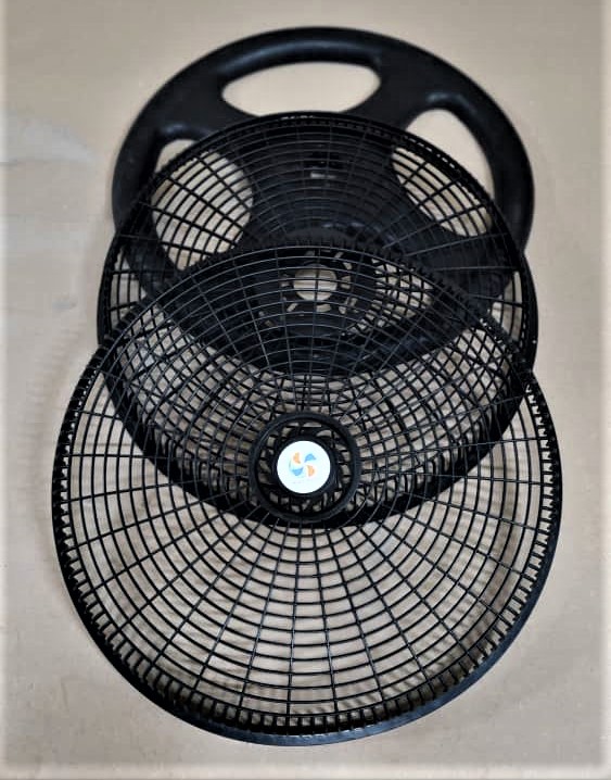 REJILLA DE PROTECCIÓN,BASE,Y ACCESORIOS PARA ARMADO DE VENTILADOR