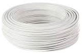 ROLLO DE CABLE ELECTRICO 10AWG (BLANCO) 