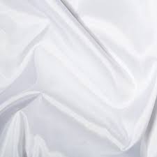 TEJIDO TAFFETA, 1.50M (60") DE ANCHO, 100%  POLIÉSTER, 70GR/M2, LISO COLOR BLANCO