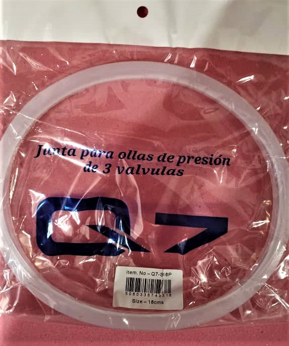 JUNTA DE SILICONA P/OLLA 3 VALVULAS
18CM-3 L. -Q7