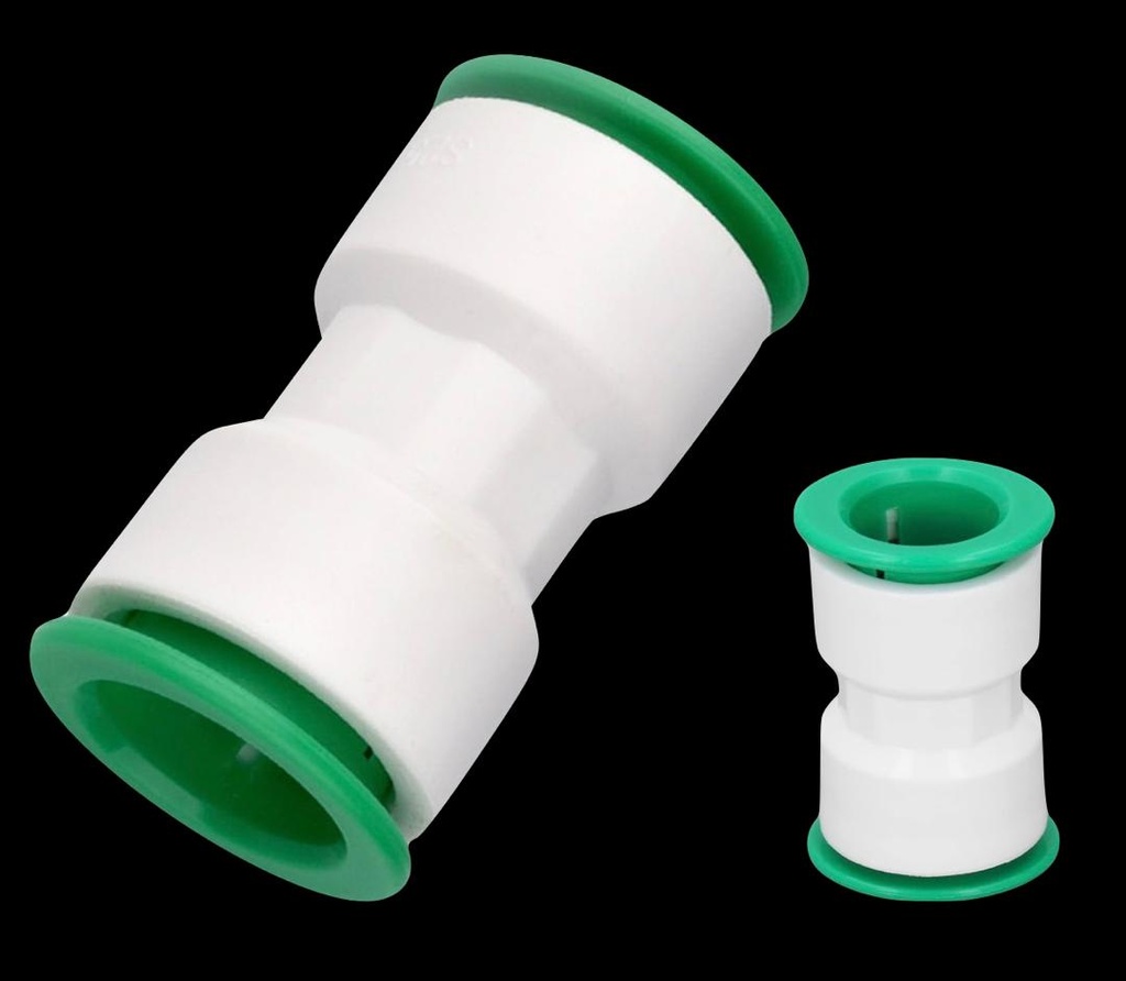 NUDO PLÁSTICO DE 1/2" DE DIÁMETRO CON CONECTOR RÁPIDO EN AMBOS EXTREMOS