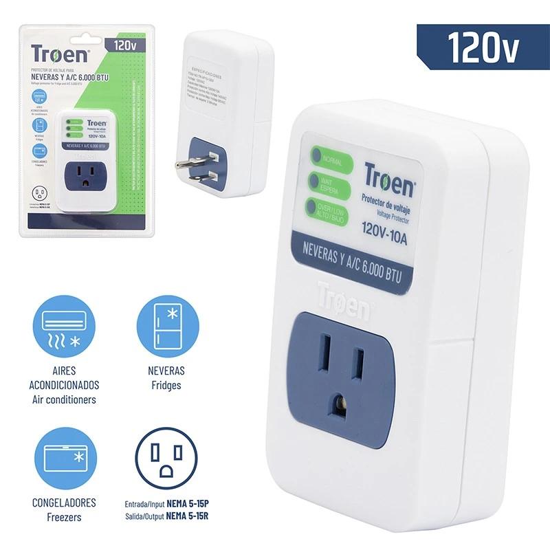 PROTECTOR DE VOLTAJE PARA NEVERAS Y A/C, MARCA TROEN