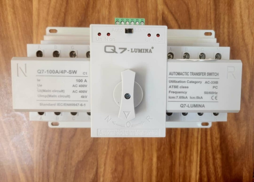 SWITCH INCENDIDO AUTOMATICO 4 VIA-100A- Q7-LUMINA