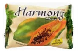 [JABON.PAPAYA-LINYIV] BARRA DE JABÓN FRAGANCIA A FRUTABOMBA, PESO NETO 75GR/PIEZA, CAJAS DE 72 UNIDADES,