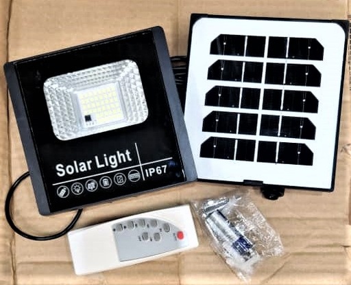 [JBP-50W] LÁMPARA SOLAR, MODELO: JBP-50W, 44 LEDS CON BATERÍA DE 1200MAH