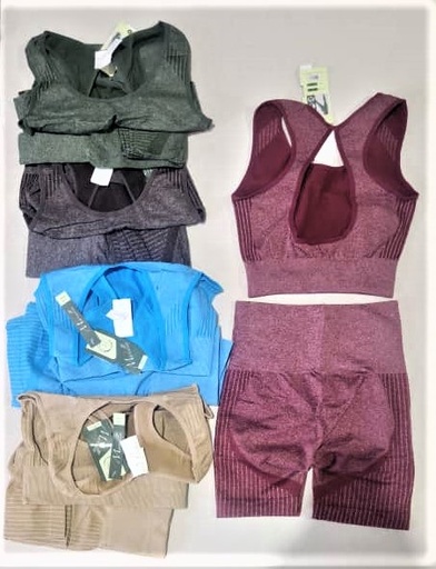 [HM-1023] CONJUNTO P/DAMA, COMPOSICIÓN 90%
POLYESTER 10% SPANDEX, MARCA MARCELLA. HM-1023