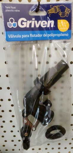 [GV-TV-11] SET DE VALVULA PARA FLOTADOR DE POLIPROPILENO, MARCA GRIVEN