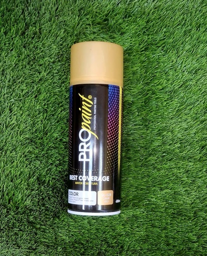 [SC-028] PINTURA EN AEROSOL (ORO), MARCA PRO PAINT