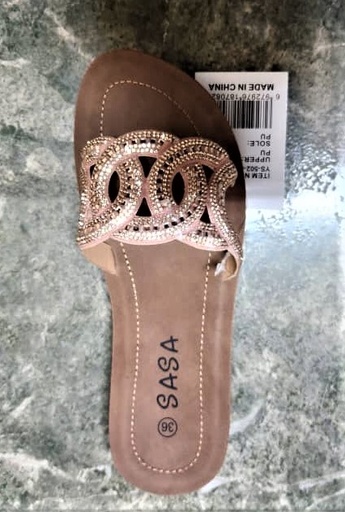 [YS-502-L] SANDALIAS P/D 36/41, MARCA SASA, COMPOSICIÓN PU/PU