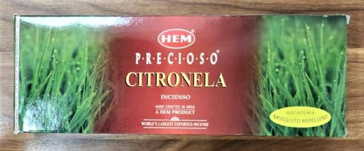 [HEM-08] CAJA DE INCIENSO DE VARITA CITRONELA HEM-08
