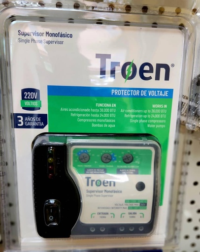 [TR-VP6] PROTECTOR DE VOLTAJE 220V, MARCA TROEN