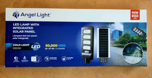 [ST90-034] LAMPARA LED AUTO ON/OFF SENSOR CON PANEL SOLAR 90W, MARCA ANGEL LIGHT