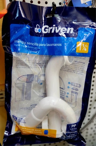 [A367-D028] SET DE TRAMPA SENCILLA 1 -1/4", MARCA GRIVEN