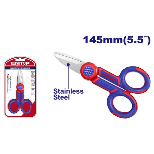 [ESCS02855] Tijeras de electricista 5.5" (Electrician's scissors). ESCS02855