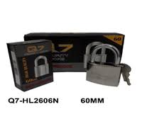 [Q7‐HL2606N] CANDADO DE HIERRO PLATEADO 60MM-Q7