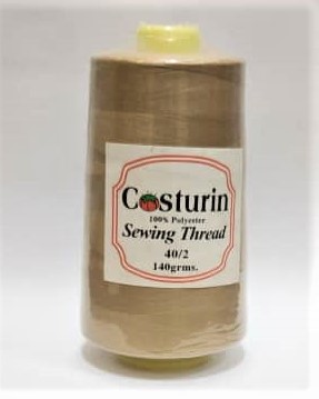 [3795-LIMONADA] CONOS DE HILO DE COSER NO. 40/2, 100% POLIÉSTER, 5000 YARDAS DE LONGITUD, COLOR LIMONADA (CAJAS X 12U)