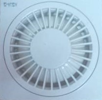 [Rejilla-CasaReal-01] REJILLA DE PVC DE 4" X 4" X 1-1/2""  COLOR BLANCO. (D30-2)