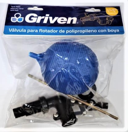 [GV-TV-11S] VALVULA PARA FLOTADOR DE POLIPROPILENO CON BOYA, MARCA GRIVEN