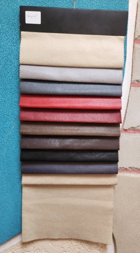 [E271‐TT0947] TEJIDO POLIPIEL PARA TAPICERÍA, 1.50M (60") DE ANCHO,  100% POLIÉSTER, LISO COLORES SURTIDOS.