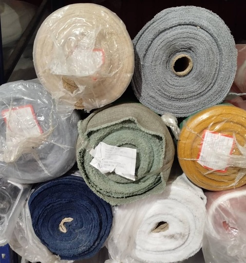 [Caprice-EurT-01] TEJIDO CAPRICE, 1.50M (60") DE ANCHO, 100% POLIESTER, LISO COLORES SURTIDOS. (E-16/22)