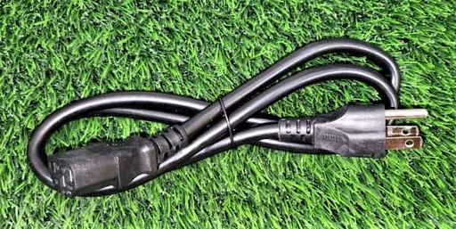 [E305-YX-P3-16AWG] CABLE ELÉCTRICO NEGRO 16AWG, DE 1.00 M DE LONG. CON ENCHUFE, PARA COCINAS ELÉCTRICAS DE HASTA 1300W