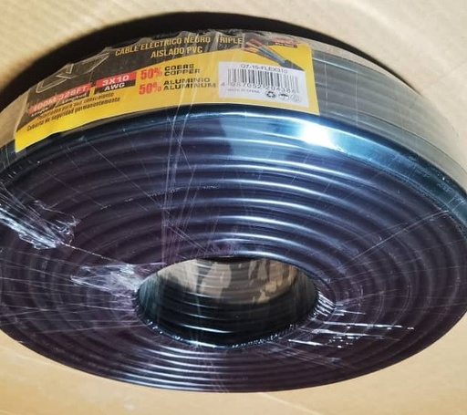 [Q7-15-FLEX310] ROLLO DE CABLE ELECTRICO TRIPLE ROYAL CORE #10 X 3-100 M-Q7
