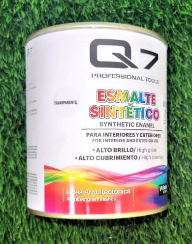 [Q7-300-1/4] POTE 1/4 DE GALON DE PINTURA BARNIZ TRANSPARENTE-Q7