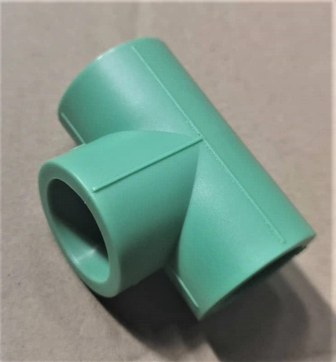 [T25-400] TEE LISA 3/4" TERMOFUSION-PPR-VERDE