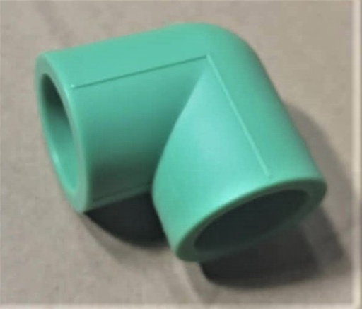 [L25-600] CODO LISO 90 3/4" TERMOFUSION-PPR-VERDE